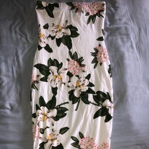 Very cute tropical tube top dress